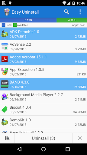 Easy Uninstall - Image screenshot of android app