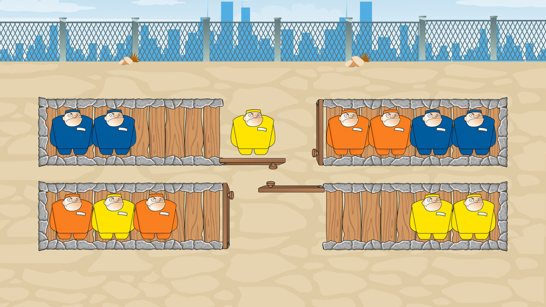 Puzzle Games: Color Prisoners - Gameplay image of android game