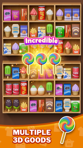 Goods Sorting Games: 3D Puzzle - Gameplay image of android game