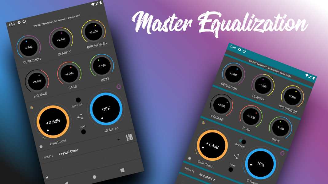 °SOUND° Beautifier - Equalizer - عکس برنامه موبایلی اندروید