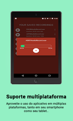 Voice recorder - Image screenshot of android app