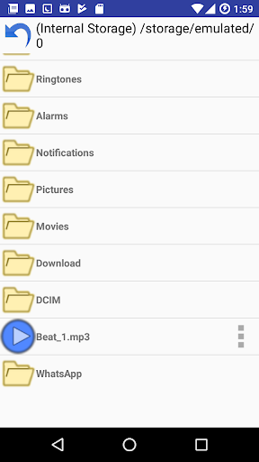 set mp3 as ringtone - Image screenshot of android app