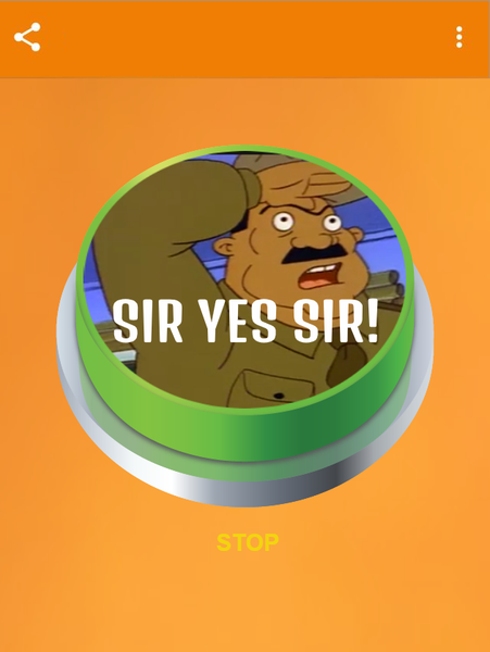 Sir Yes Sir! Sound Button - Image screenshot of android app