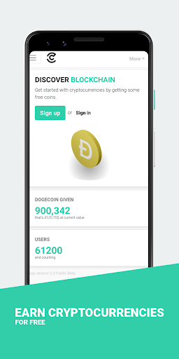 Dogecoin Faucet - CoinGet - Image screenshot of android app