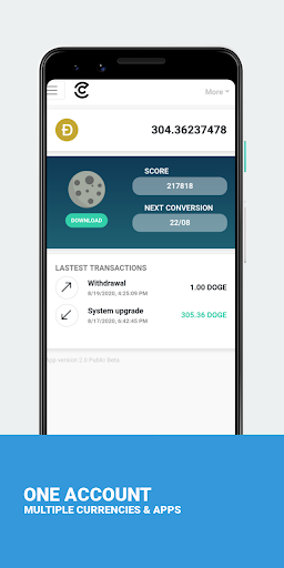 Dogecoin Faucet - CoinGet - Image screenshot of android app