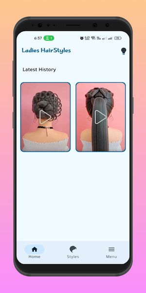 Girls' Hairstyles Step by Step - عکس برنامه موبایلی اندروید