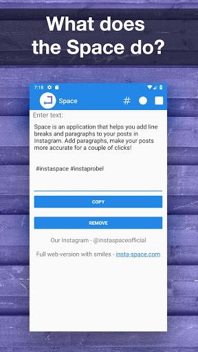Space - Spaces for Instagram - Image screenshot of android app