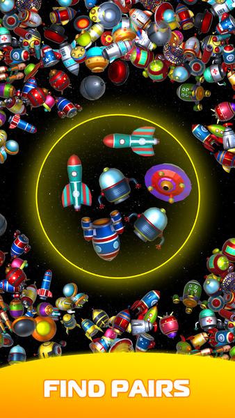 Space Match 3D - Gameplay image of android game