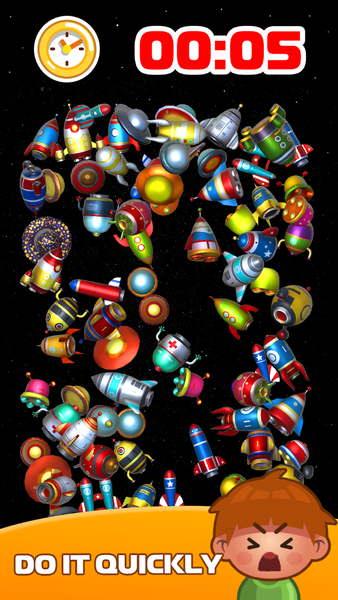 Space Match 3D - Gameplay image of android game