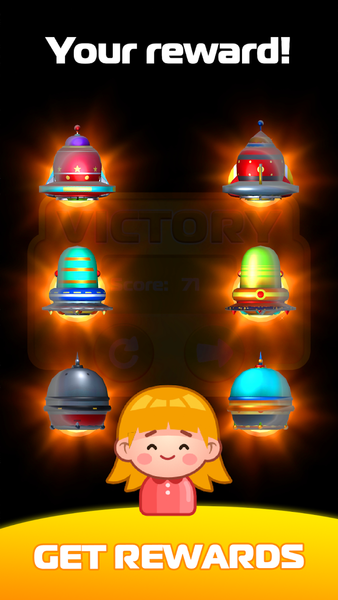 Space Match 3D - Gameplay image of android game