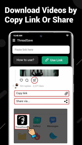 ThreadSave - Video Downloader - Image screenshot of android app