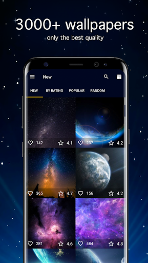 Space Wallpapers 4K - Image screenshot of android app