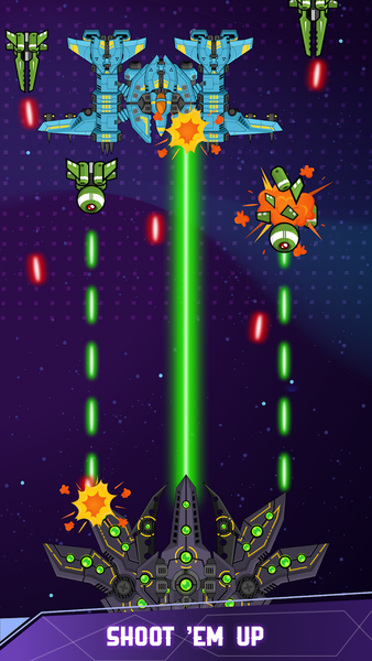 Space Shooter - Galaxy Attack - Gameplay image of android game