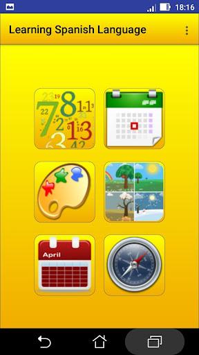 Learning Spanish language (les - Image screenshot of android app