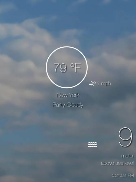 HyperLocal Weather | Elevation - عکس برنامه موبایلی اندروید