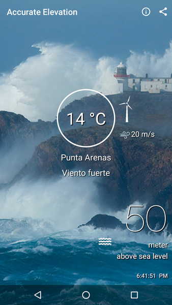 HyperLocal Weather | Elevation - عکس برنامه موبایلی اندروید
