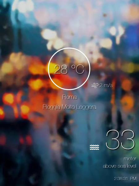 HyperLocal Weather | Elevation - عکس برنامه موبایلی اندروید