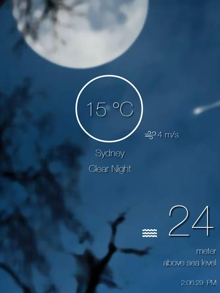 HyperLocal Weather | Elevation - عکس برنامه موبایلی اندروید