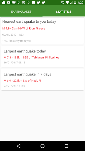 3D Earthquakes Map & Volcanoes - Image screenshot of android app