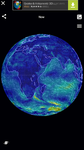 Wind Map Hurricane Tracker, ۳D - عکس برنامه موبایلی اندروید