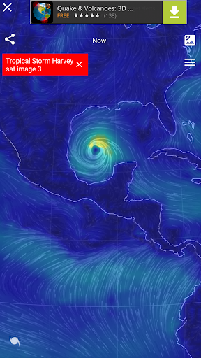 Wind Map Hurricane Tracker, ۳D - عکس برنامه موبایلی اندروید