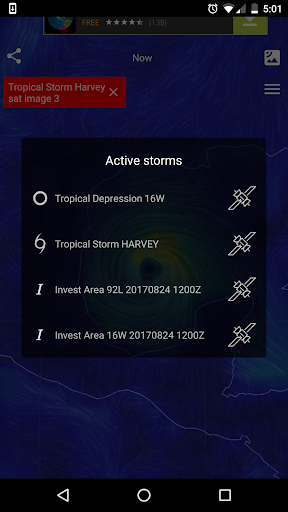 Wind Map Hurricane Tracker, 3D - Image screenshot of android app