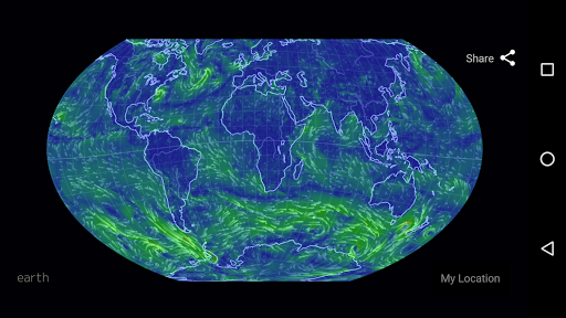 Wind Map Hurricane Tracker, 3D - Image screenshot of android app