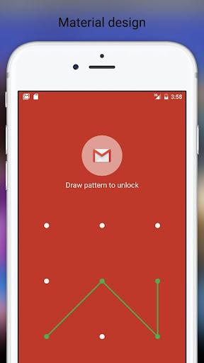 Fingerprint Pattern App Lock - عکس برنامه موبایلی اندروید