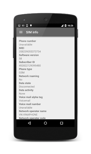 SIM Info and Contacts Transfer - Image screenshot of android app