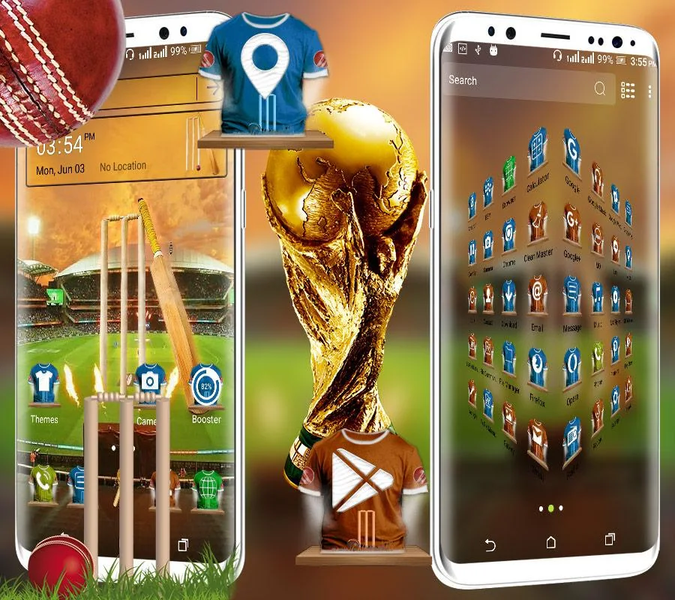 Cricket Launcher Theme - عکس برنامه موبایلی اندروید