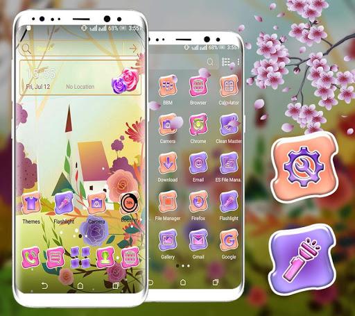 Cute Cartoon Launcher Theme - عکس برنامه موبایلی اندروید