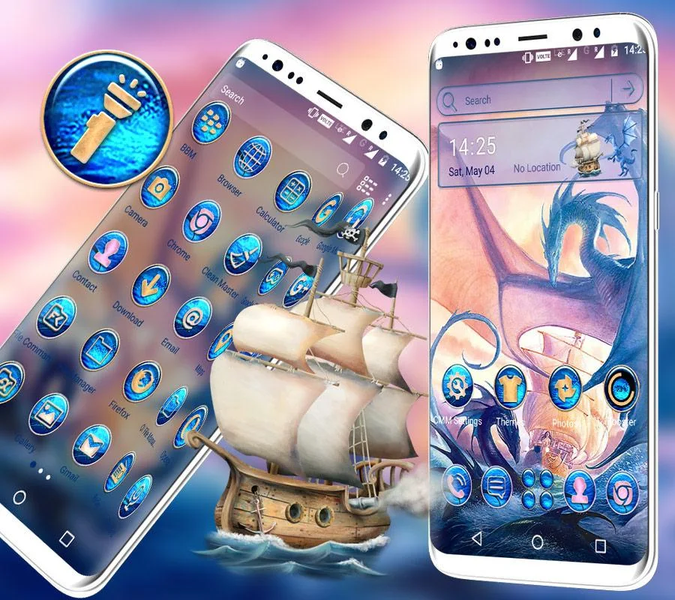 Dragons Fantasy Launcher Theme - عکس برنامه موبایلی اندروید