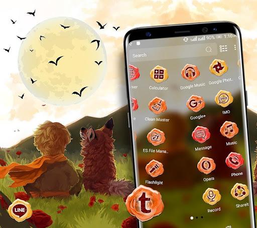 Fox and Nature Theme - عکس برنامه موبایلی اندروید