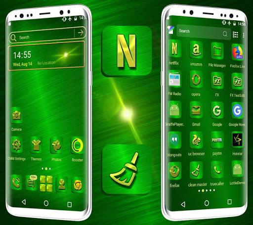 Green Texture Launcher Theme - عکس برنامه موبایلی اندروید