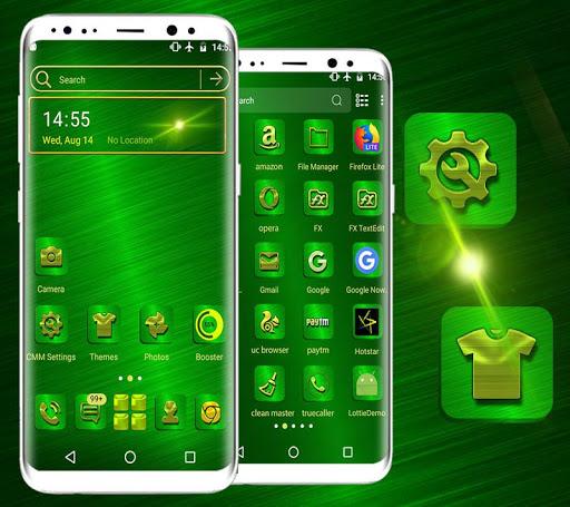 Green Texture Launcher Theme - عکس برنامه موبایلی اندروید