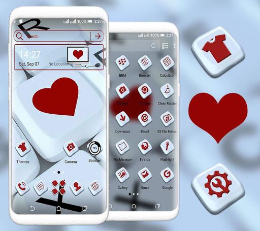 Love Keyboard Launcher Theme - عکس برنامه موبایلی اندروید