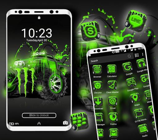Monster Truck Launcher Theme - عکس برنامه موبایلی اندروید