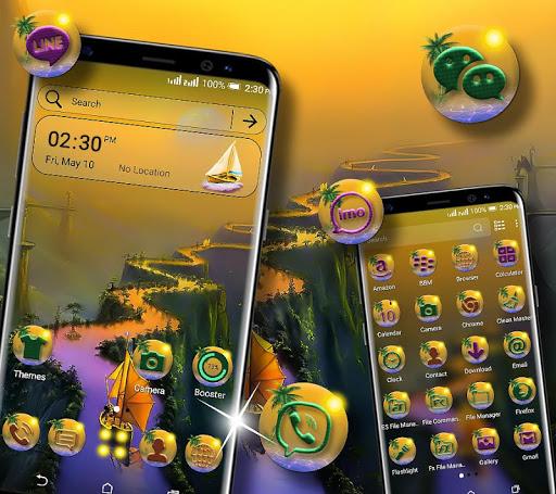 Mystery River Launcher Theme - عکس برنامه موبایلی اندروید