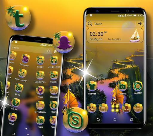 Mystery River Launcher Theme - عکس برنامه موبایلی اندروید