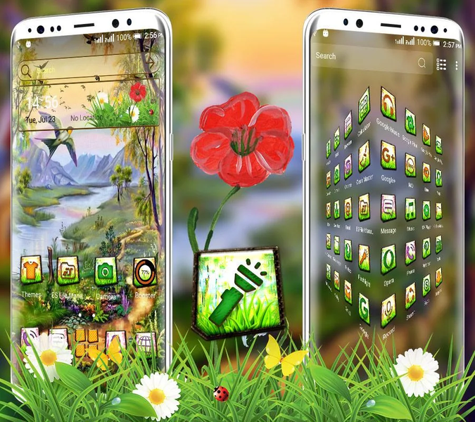 Nature Launcher Theme - Image screenshot of android app