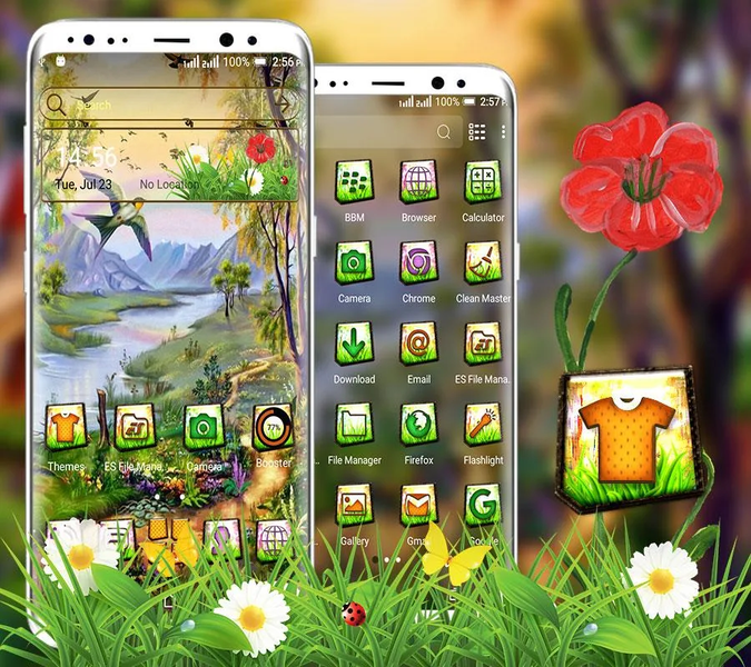 Nature Launcher Theme - Image screenshot of android app