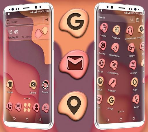 Simple Waves Launcher Theme - عکس برنامه موبایلی اندروید