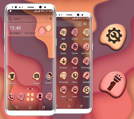 Simple Waves Launcher Theme - عکس برنامه موبایلی اندروید