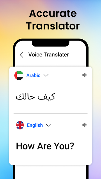 Voice translator all language - عکس برنامه موبایلی اندروید
