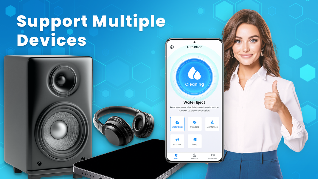 Speaker Cleaner Water Remover - Image screenshot of android app