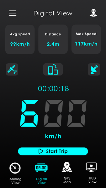GPS Speedometer, Speed Tracker - عکس برنامه موبایلی اندروید