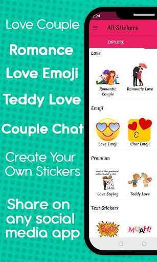 I Love Stickers - I Love You Stickers - Image screenshot of android app