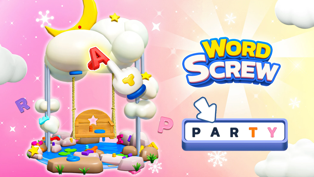 Word Screw: ۳D Screw Puzzle - عکس بازی موبایلی اندروید