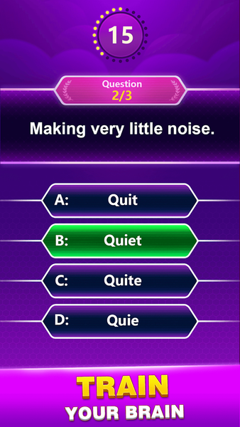 Spelling Quiz - Word Trivia - Gameplay image of android game