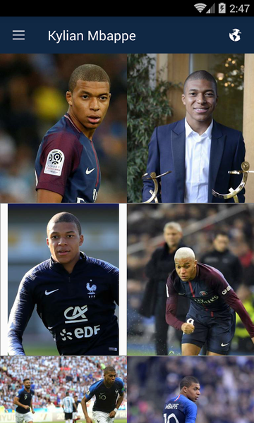 Kylian Mbappé HD Wallpaper - عکس برنامه موبایلی اندروید